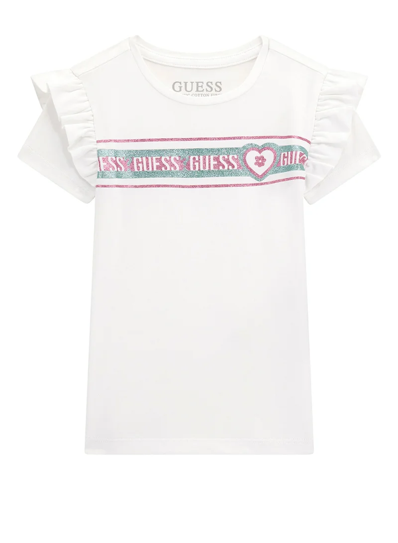 GUESS Kids Graphic Crew Neck T-Shirt