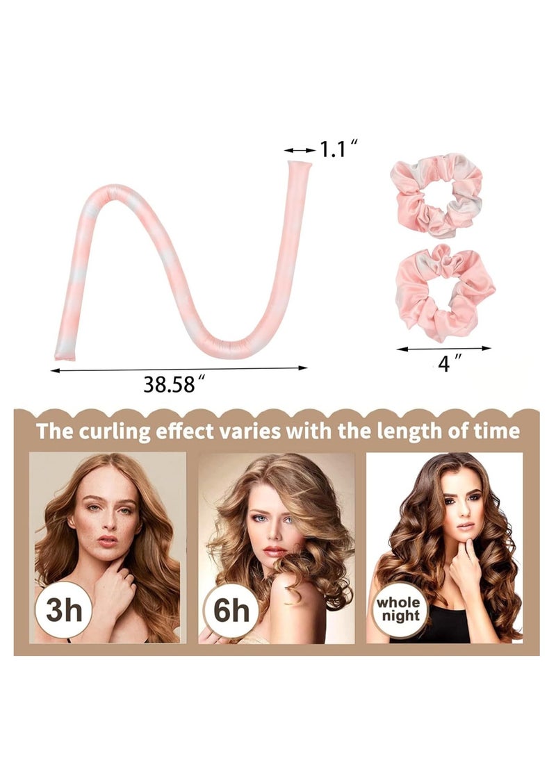 بريميفي مجموعة 3 قطع لتجعيد الشعر طوال الليل من الساتان بدون حرارة - Image 4