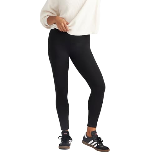 Yummie Women's Rachel Shaping Legging Cotton Stretch, Black, X-Large - Image 1