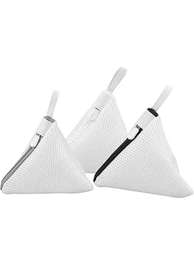 3 Pack Small Mesh Laundry Bags With Zipper For Delicates Polyester Washing Machine Organizer - Image 1