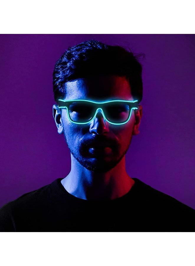 Generic Light up Glasses Glow Flashing LED Neon Glasses for Party  - Image 2