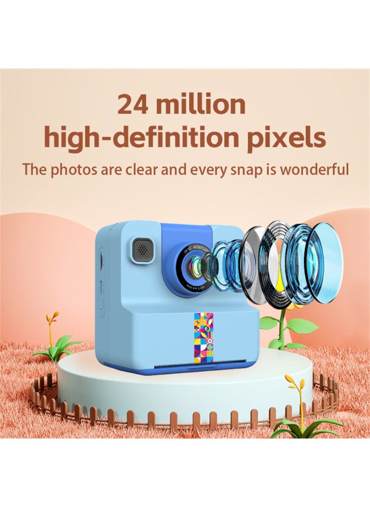 Generic A30 2.4 Inch IPS Screen Instant Camera for Kids HD Flip Lens Video Recorder Built In Games - White - Image 5