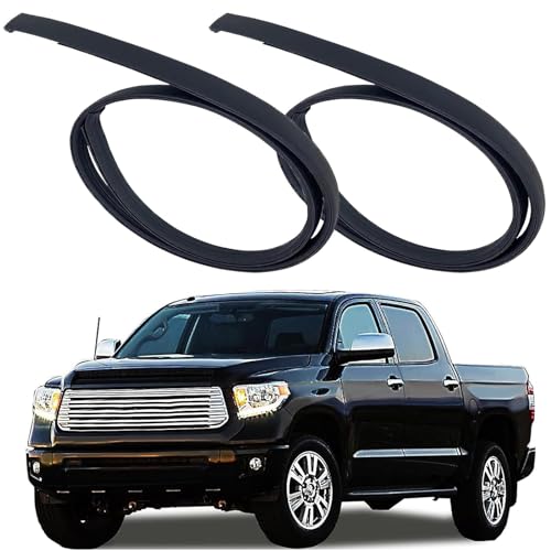 GFBZS Roof Drip Side Trim Molding Drip Sealing Strip Kit for 2007-2021 Toyota Tundra 4 Full Doors Replaces 75552-0C060 75551-0C060 755520C060 755510C0 (75552-0C060 75551-0C060) - Image 1