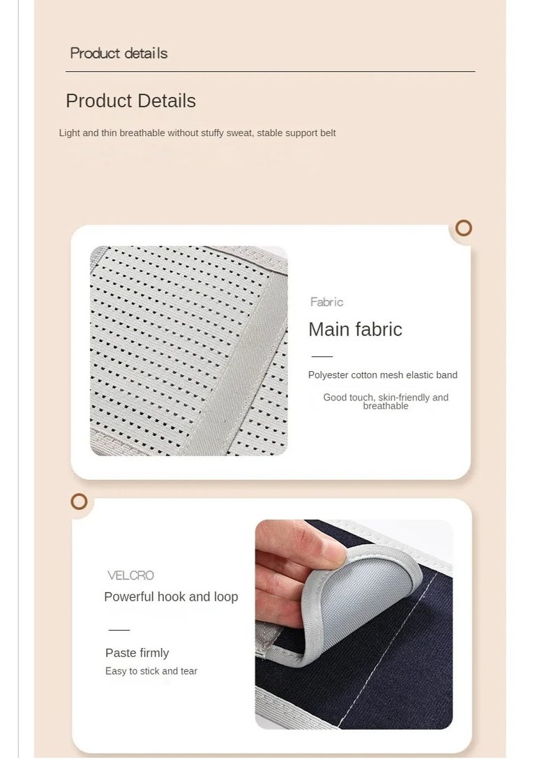 Lower Back Brace Lumbar Support Belt With 5 Steel Plate Supports Breathable Waist Support for Herniated Disc Sciatica Scoliosis(XL Size) - Image 4