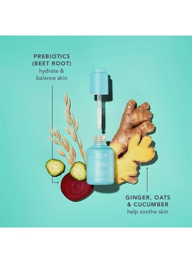 TULA Skin Care Sensitive Skin Treatment Drops | Skincare-First, Calming Vitamin B Serum, Soothes & Reduces Irritation while Improving Skin's Resilience | 1 fl. oz.  - Image 4