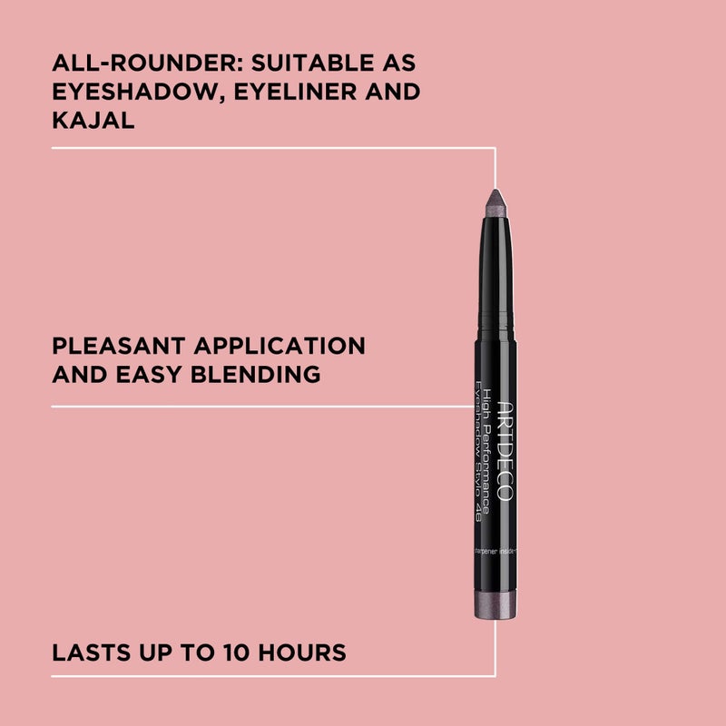 ARTDECO قلم ظلال عيون عالي الأداء - لون لافندر رمادي N°46 - قلم 3 في 1: ظلال عيون، كحل، وكاجال - ينزلق بسهولة ويمتزج بسهولة - يدوم حتى 10 ساعات - مكياج عيون - قلم - 0.04 أونصة - Image 4