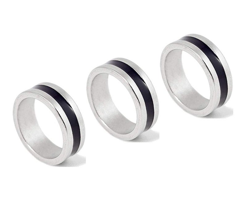 GBSTORE 3 Pcs Different Size Strong Magnetic Ring PK Magic Tricks Pro Magic Props - Image 1