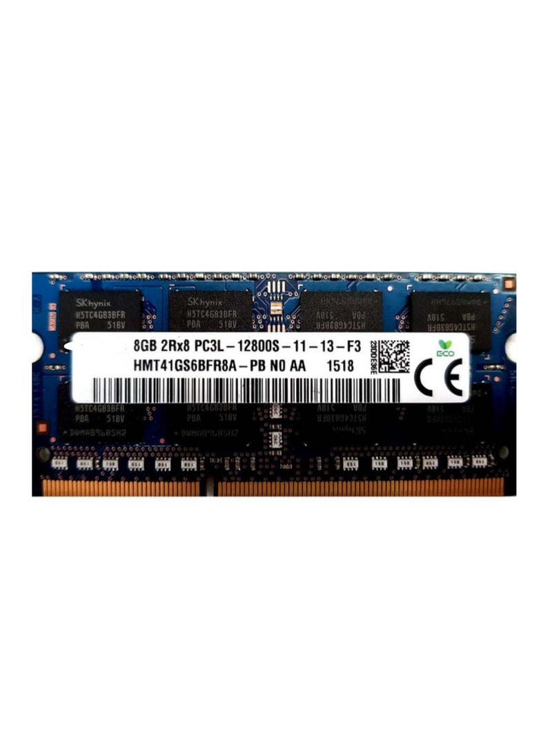 8GB DDR3L 1600MHz Laptop RAM Module | PC3L-12800S 2Rx8 Low Voltage Memory 