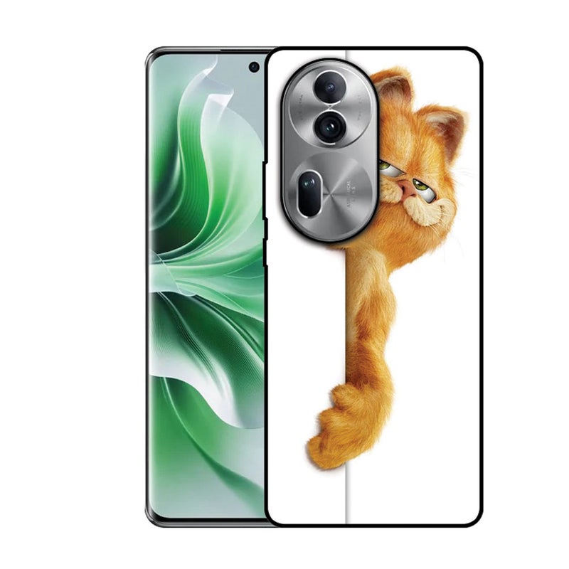 EYE CATCH Printed Protective Case Cover For Oppo Reno 11-  Cat - Image 1