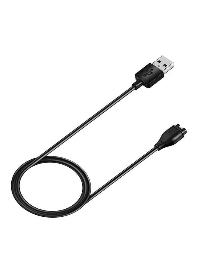 كابل شحن البيانات USB لـ Garmin Watch Fenix 7 / 7S / 7X / 6 / 6S / 6X5 / 5S / 5X ، 1 متر ، أسود - Image 2