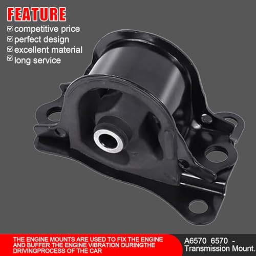 zaygyize 4pcs Engine Motor Mounts Fits for Honda Accord Cylinder 2.3L L4 Automatic Transmission 1998-2002 After-Market Parts, Engine Motor Mount Replace OE A6583 A6564 A6572 A6570 - Image 5