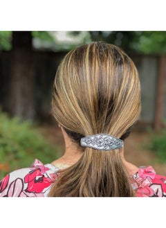Oberon Design Flowers Hair Clip, Hand Crafted Metal Barrette Made in the USA with a Large 80mm Clip by Oberon Design  - Image 5