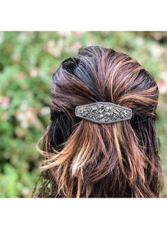 Oberon Design Flowers Hair Clip, Hand Crafted Metal Barrette Made in the USA with a Large 80mm Clip by Oberon Design  - Image 4