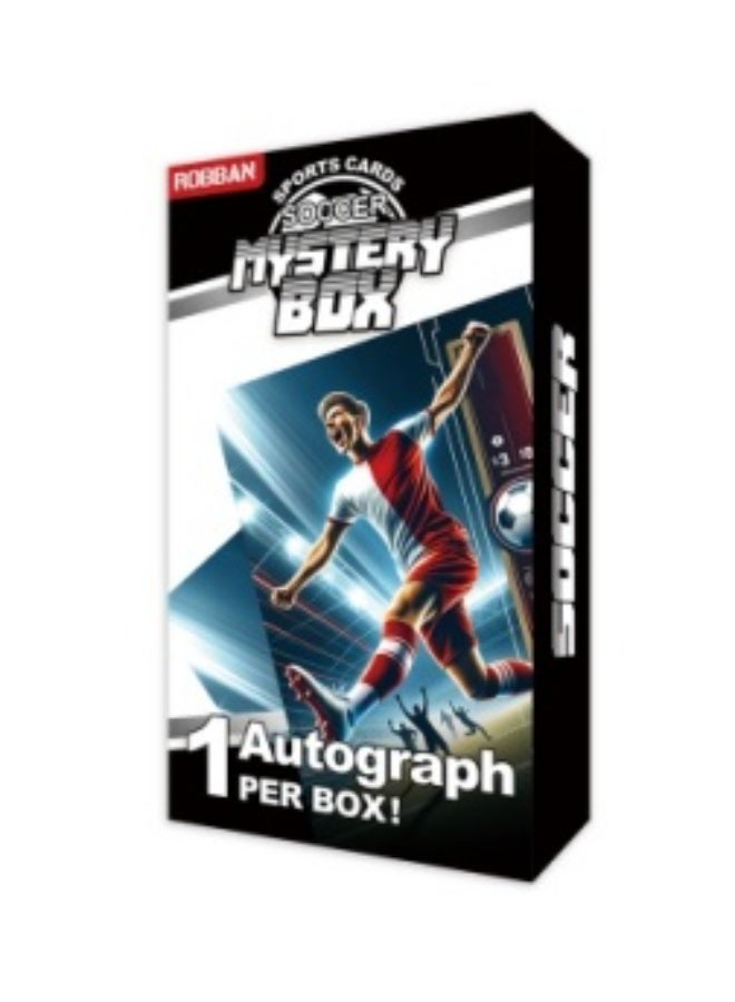 Soccer Football Star Autographed Mystery Box Bundle with Basketball Sports Trading Cards Mystery Box, Collectible Signed Cards for Fans and Collectors, Rare Finds, 1 Autograph Per Box, Logoman 1/1 Variation - Image 2