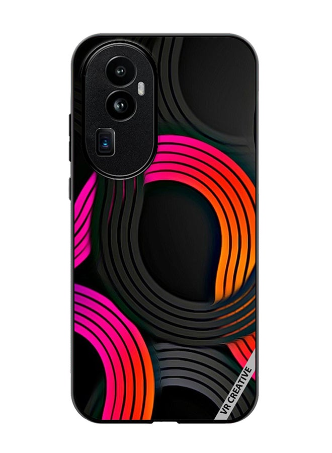 VR CREATIVE Protective Case Cover For Oppo Reno 10 Pro Plus Flower Design Multicolour - Image 1