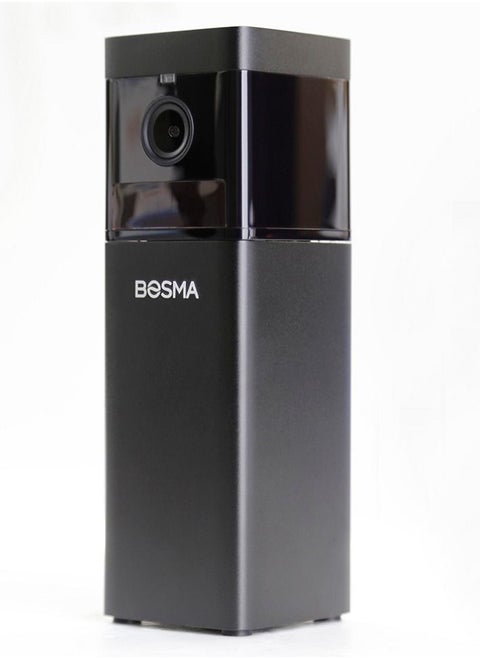 Bosma X1 Indoor Security Camera, 1080p HD with Color Night Vision, 2 Pack Door Window Sensors 2-Way Audio, Auto Siren Alarm, Advanced Motion Detectio