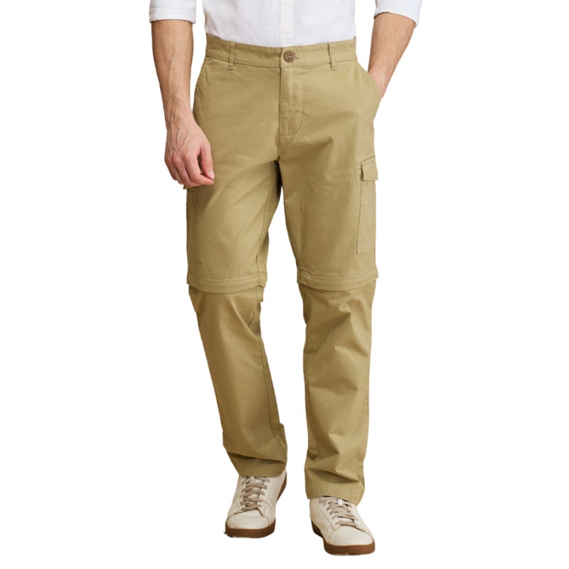 Being Human Khaki Easy Fit Pants For Men