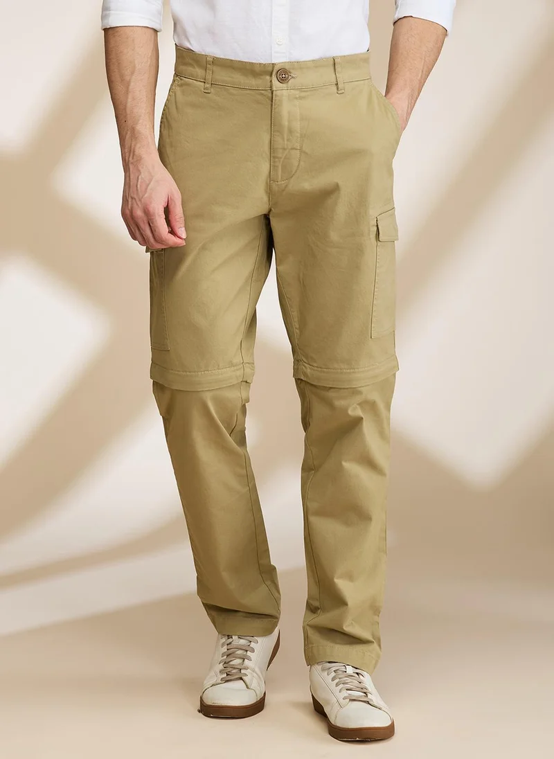Men Relaxed Fit Cargos Trousers