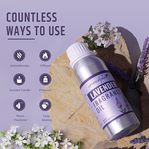 Aromahpure Lavender Aroma Oil | 250ml Undiluted & Natural | Long-Lasting Scent for Aromatherapy, Candle & Soap Making, Diffusers, Room Freshener, Humidifier, Bathroom Revitalizer & Home Essentials - Image 4