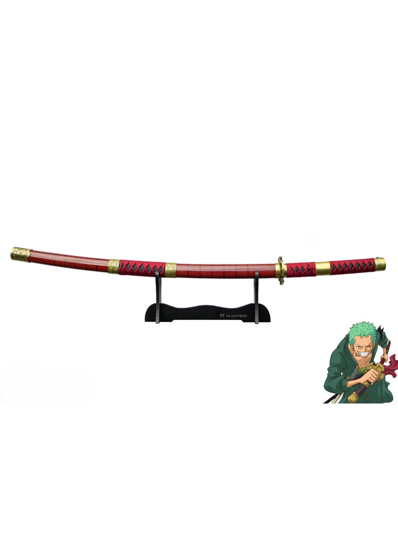 O8.design Anime | Roronoa Zoro's Sword Replica (1:1 Scale) | High-Quality Carbon Steel, Non-Sharpened Prop for Cosplay & Collectors - Image 1