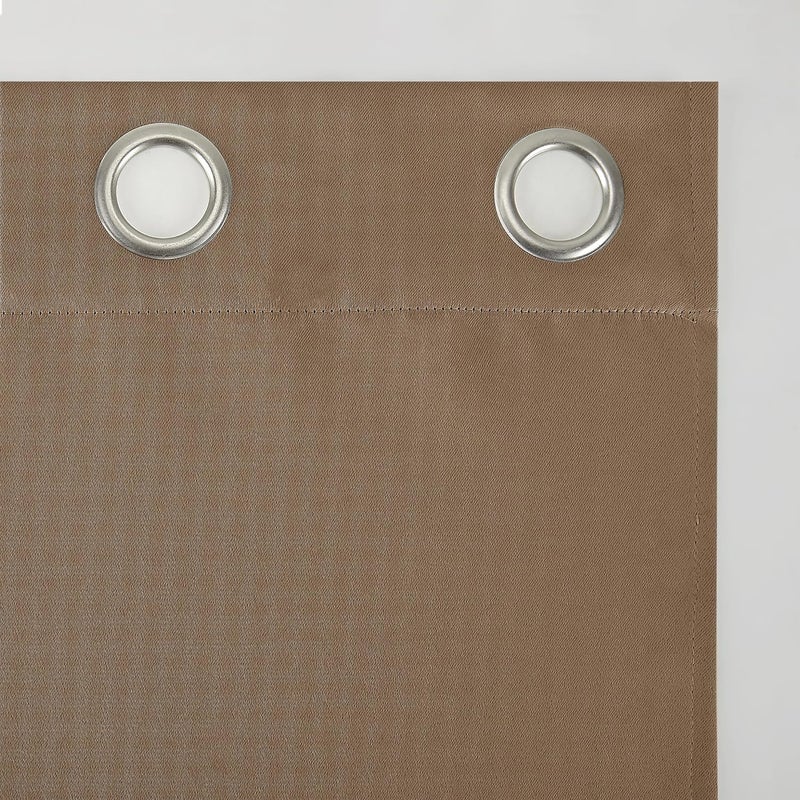 Sun Zero Easton Energy Saving Blackout Grommet Curtain Panel, 40" x 95", Barley - Image 4