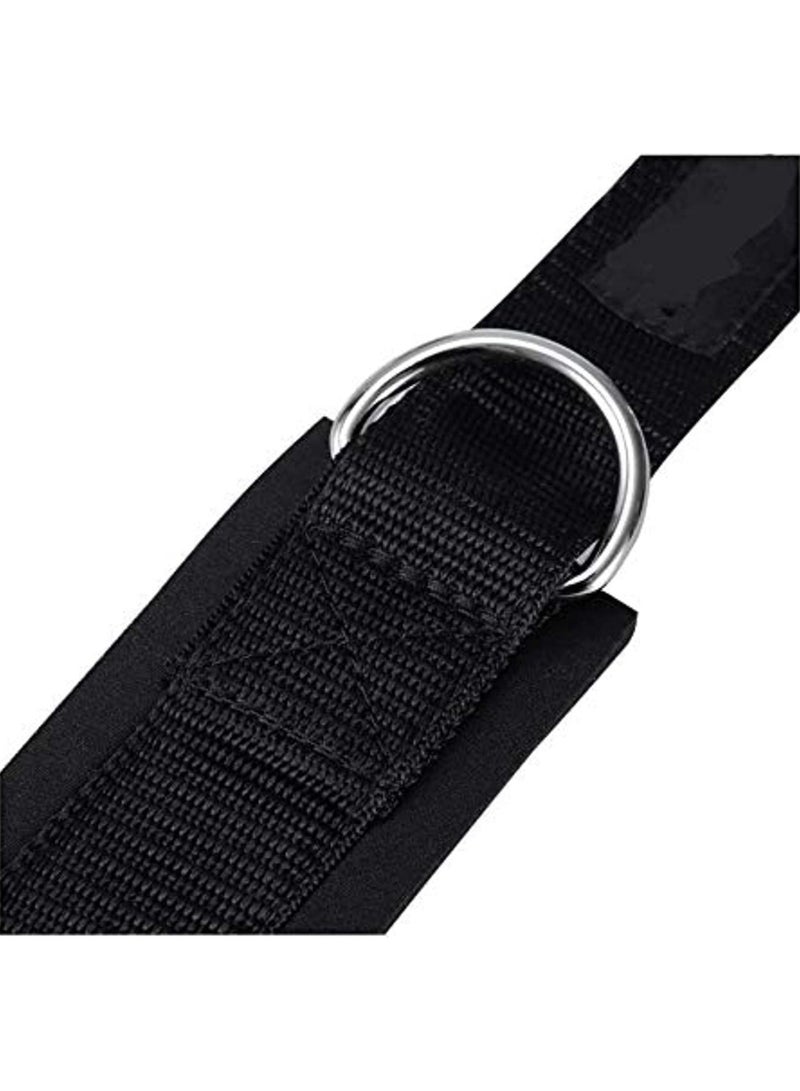 Generic 2PCS Ankle Straps for Cable Machines Weightlifting Gym Workout Fitness Double Ring Neoprene Padded Cuffs Legs, Abs and Glute Exercises with Carry Bag Fits Men&Women - Image 3