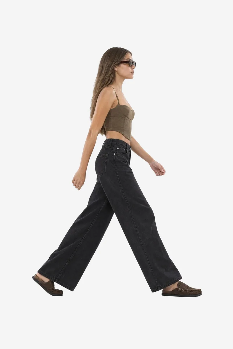 Squalo Black SQUALO Cotton Pants for Women | Best Price UAE