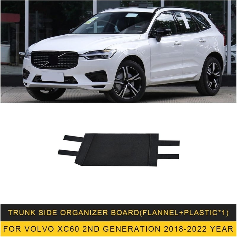 Vuzmode Flannel Auto Trunk Side Storage Organizer for Volvo XC60 - Image 2