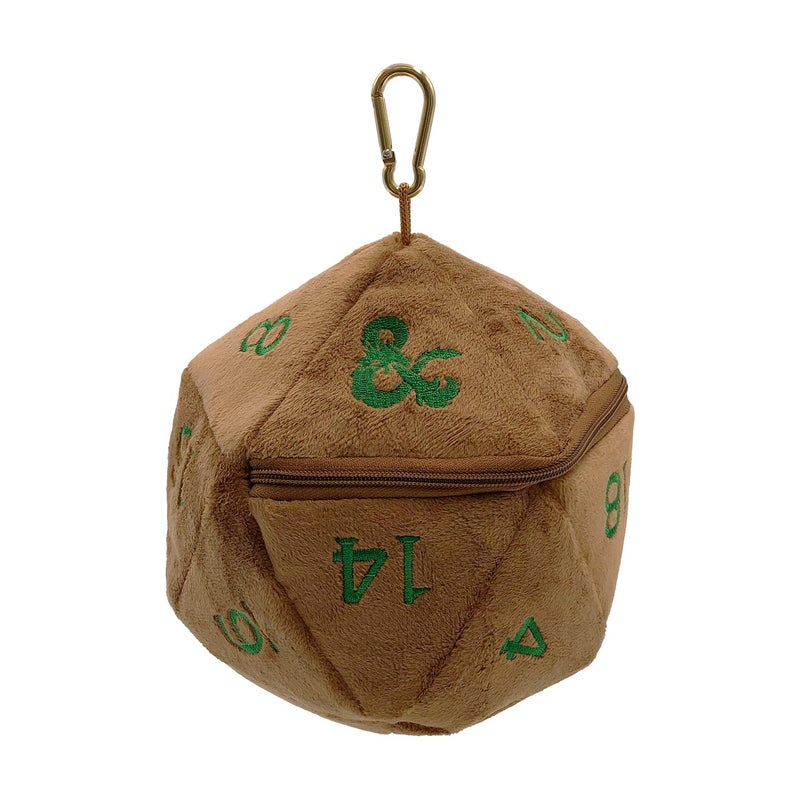 Ultra Pro D20 Plush Dice Bag - The Perfect Zippered dice and trinkets Holder for Dungeon Masters and Adventures - Image 1