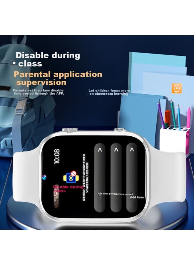 Palmhang Wechat Full-featured Smart Children's Phone Watch With Sim Card Slot, Gps Tracking, 5g/4g Network, Suitable For Elementary, Middle, And High School Students Aged 6-12, Special Learning Watch - Image 3