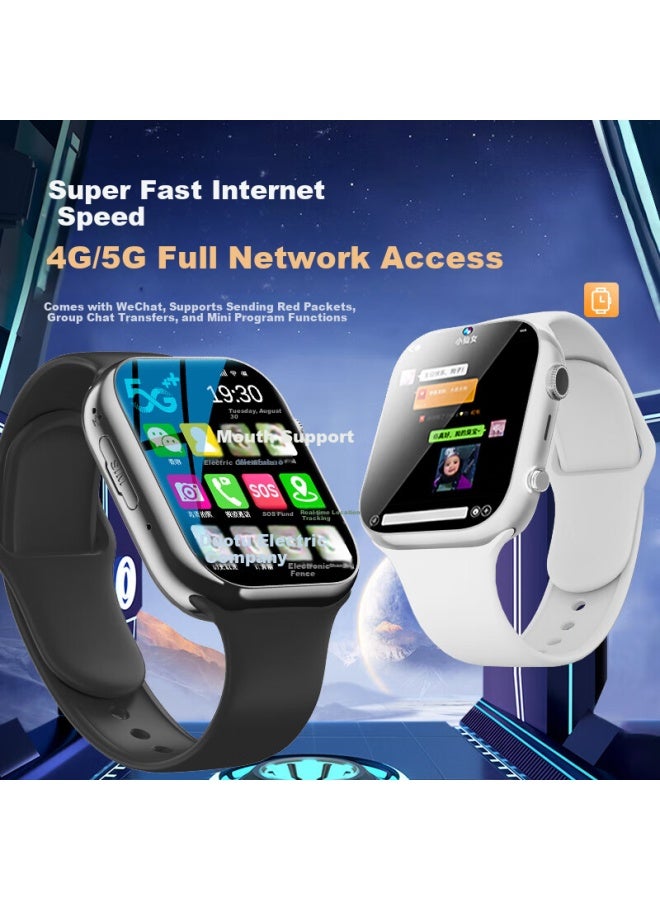 Palmhang Wechat Full-featured Smart Children's Phone Watch With Sim Card Slot, Gps Tracking, 5g/4g Network, Suitable For Elementary, Middle, And High School Students Aged 6-12, Special Learning Watch - Image 1