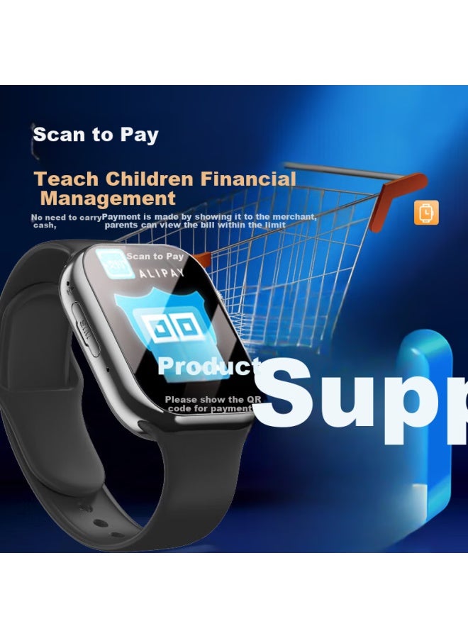 Palmhang Wechat Full-featured Smart Children's Phone Watch With Sim Card Slot, Gps Tracking, 5g/4g Network, Suitable For Elementary, Middle, And High School Students Aged 6-12, Special Learning Watch - Image 2