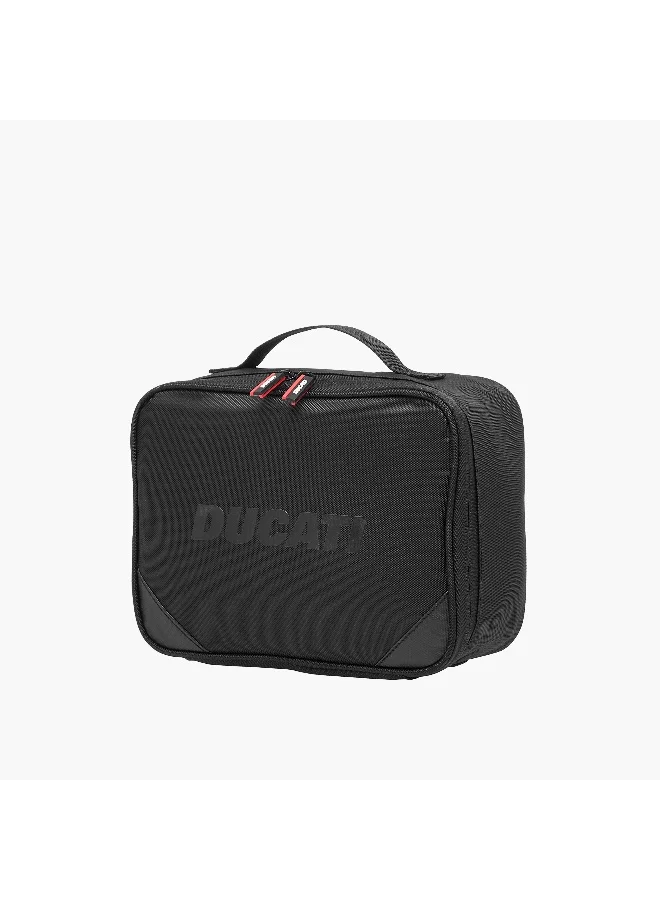 Ducati Ducati-Piccolo-Lunch Bag-1 Cmprt-9.5 Inch-With Zipper Closure- (Polyester) Black \ 24.5X8X10