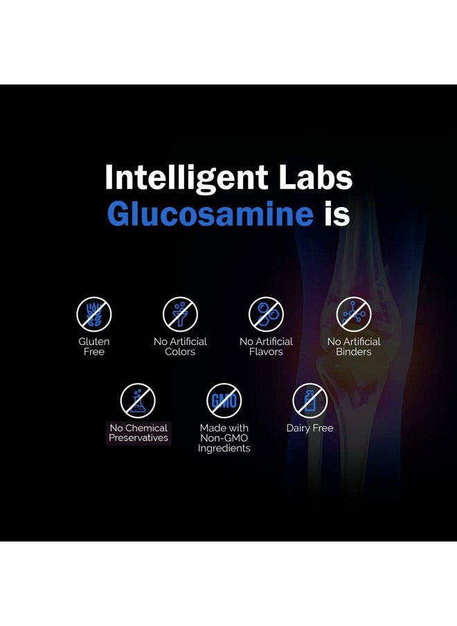 Intelligent Labs - Triple Strength Glucosamine Sulfate Complex 1500Mg With Boswellia Chondroitin Msm And Tumeric - Image 1