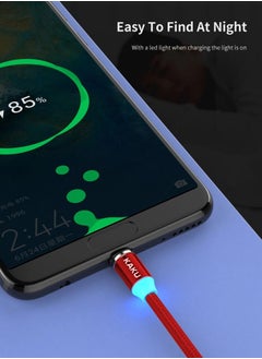 KAKUSIGA Magnetic Fast Charging Usb Cable 3 In 1 Type-c / Micro / Lightning - KSC-320  - Image 3