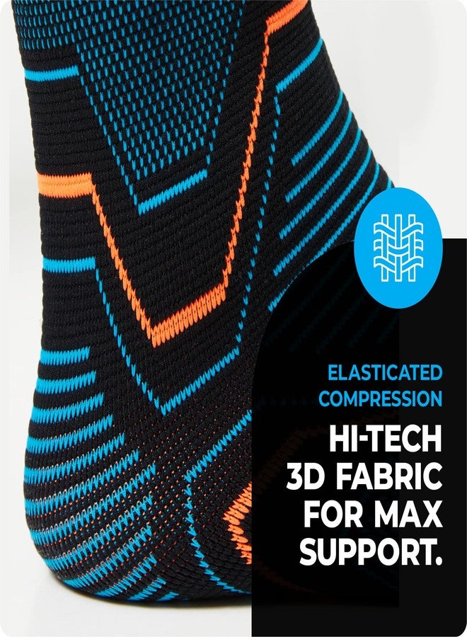 VITTO Multi Zone Ankle Compression Sleeve - Support for Sprains (Large) - Image 3