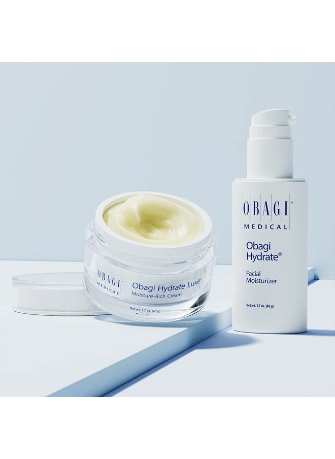Obagi Medical - Obagi Hydrate Luxe Moisture-Rich Cream, 1.7 oz Pack of 1 - Hydrating Face Lotion with Shea Butter - Ultra-Rich Moisturization Night Face Cream for Dry Skin, Sensitive Skin, Aging Skin - Image 1