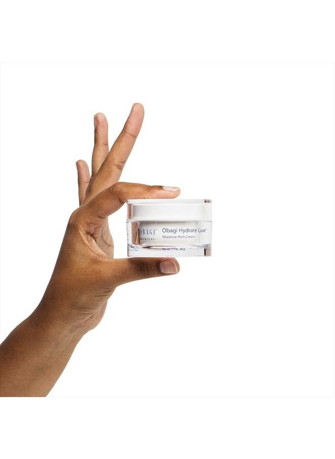 Obagi Medical - Obagi Hydrate Luxe Moisture-Rich Cream, 1.7 oz Pack of 1 - Hydrating Face Lotion with Shea Butter - Ultra-Rich Moisturization Night Face Cream for Dry Skin, Sensitive Skin, Aging Skin - Image 1
