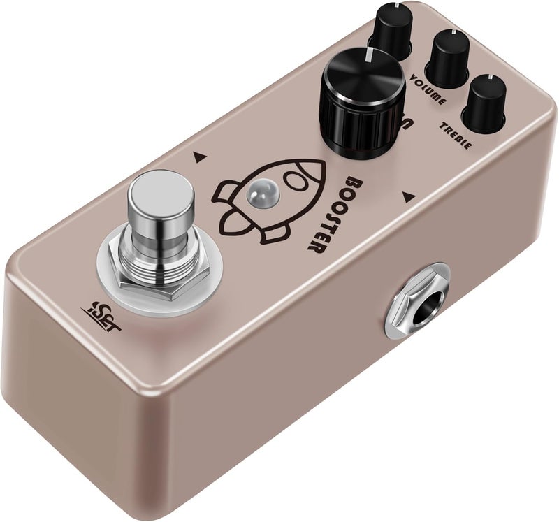 ISET Booster Effect Pedal Analog Rocket Boost For Electric Guitar Bass True Bypass - Image 4