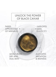 depology depology Black Caviar Under Eye Patch (30 Pairs) | Hydrogel Eye Patches | Aimed at Smoothing the Look of Fine Lines and Wrinkles | Hydrating Skincare with Hyaluronic Acid & CICA  - Image 3