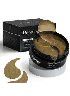depology depology Black Caviar Under Eye Patch (30 Pairs) | Hydrogel Eye Patches | Aimed at Smoothing the Look of Fine Lines and Wrinkles | Hydrating Skincare with Hyaluronic Acid & CICA  - Image 1