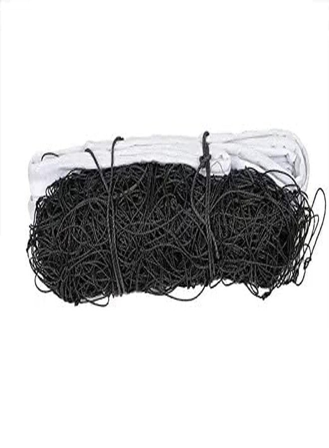 DESCTIDY شبكة كرة طائرة من ديسكتيدي، جانبان من النايلون بالكامل (أسود) - Image 5