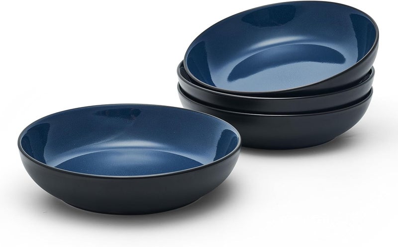 Pfaltzgraff Lucy Set of 4 Pasta Bowls 85 Inch Blue - Image 1
