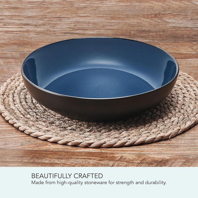 Pfaltzgraff Lucy Set of 4 Pasta Bowls 85 Inch Blue - Image 5