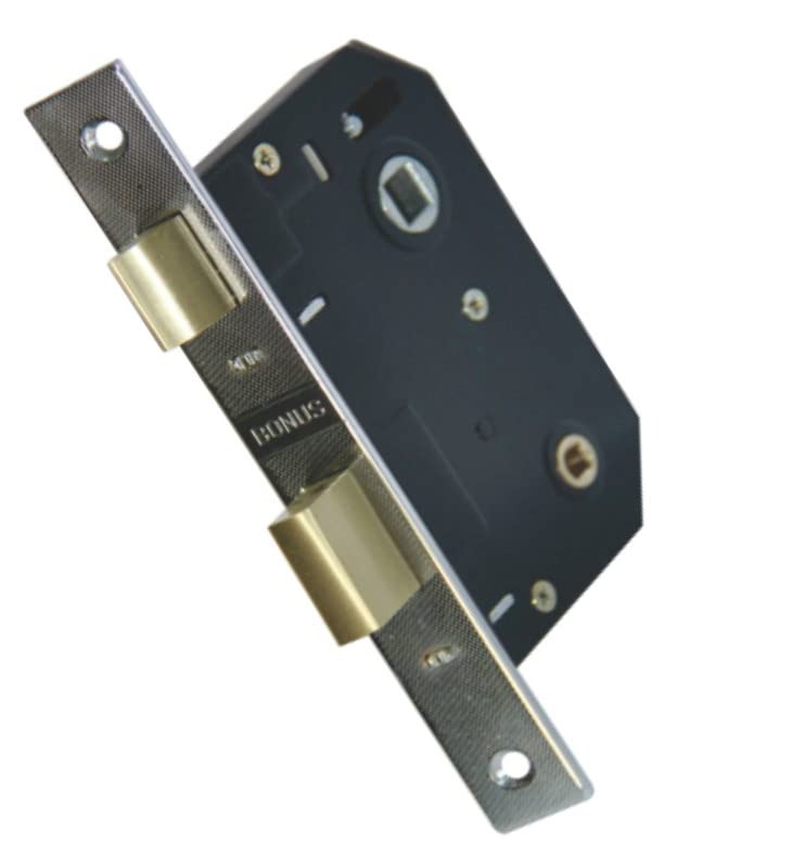 Bonus Leo Mortice Lock Set 70 MM One Side Key Antique - Image 2