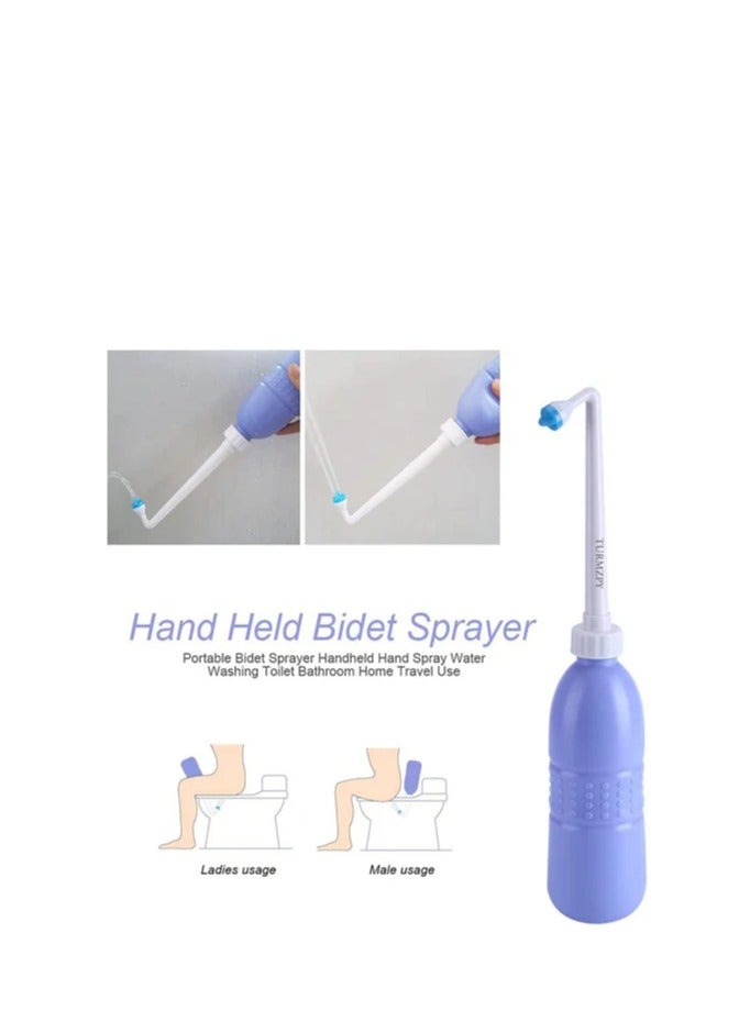 ALGHAFA Portable Shattaf Bidet Bottle and Traveling Bidet for Personal Cleansing Use - Include Extended Nozzle - Personal Hygiene Care Toilet Bidet Spray -650ml Purple from Al ghafa  - Image 4