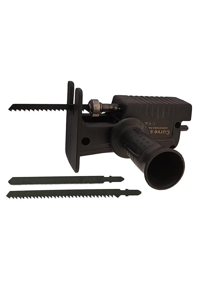 RMGS - RMGS Global Drill Modified corded Saw Reciprocating Saw Saber Power to Jig Portable Woodworking Cutting Tool with Cordless Adapter Set Hand Wood Metal Cutter Attachment - Image 1