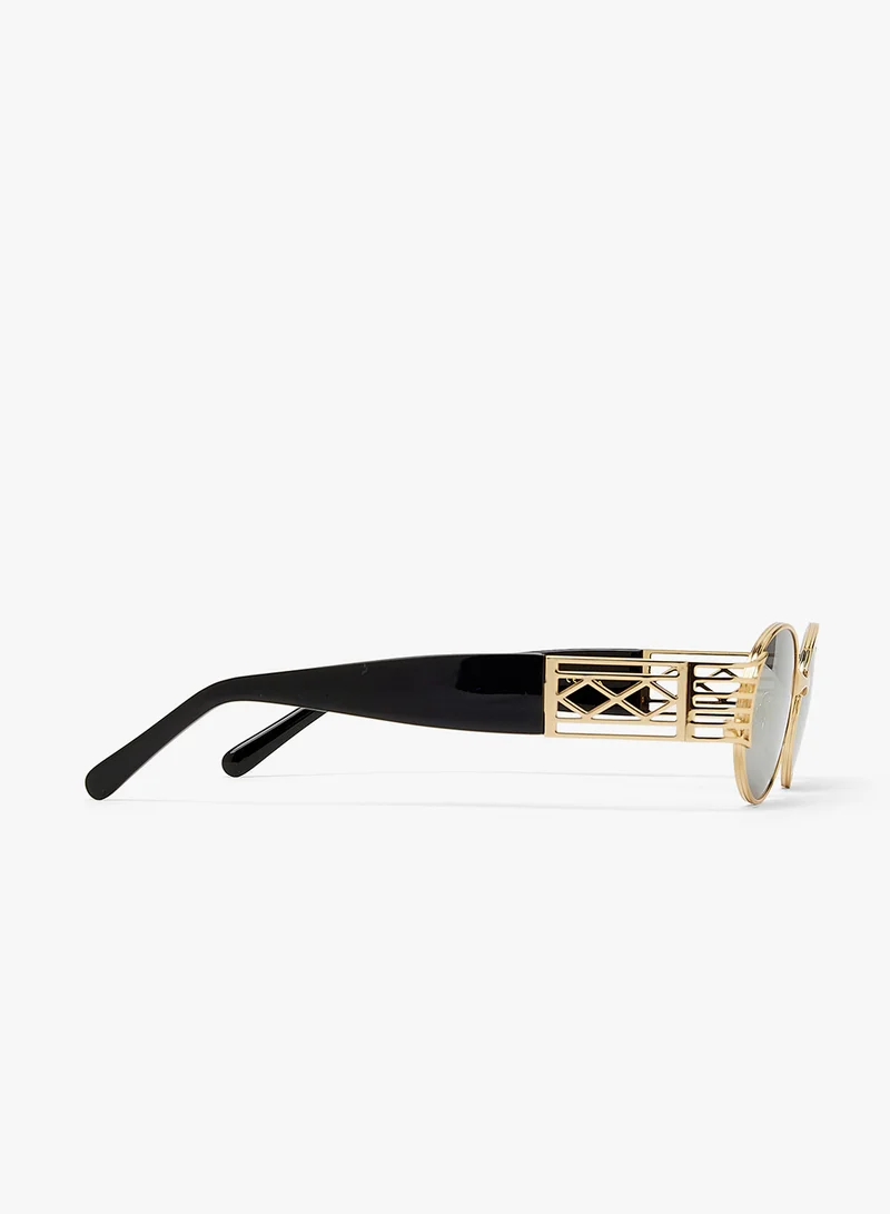 KAREN WAZEN Pam Oval Sunglasses