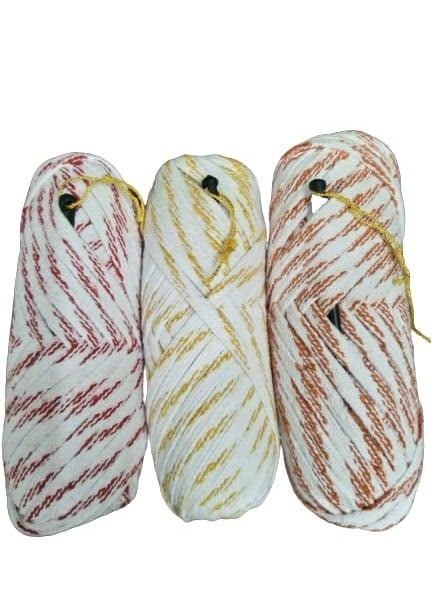 Generic - Colorful Nada & White Naada Combo/String for Pajama, Salwar, Ethnic Dresses,Petticot, Bermuda etc (Random Color Shade) (10 Meters/Roll (Pack of 3)) - Image 1