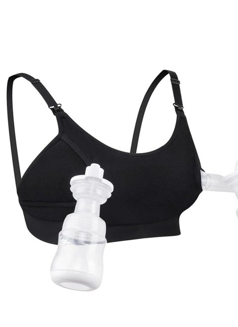 Hands Free Pumping Bra, Adjustable Breast-Pump Holding and Nursing Bra